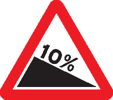 Illustration for the theory test question: What does this sign mean?