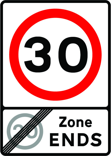 Illustration for the theory test question: What does this sign mean?