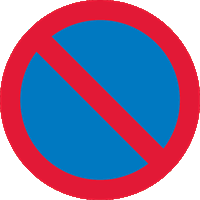 Illustration for the theory test question: What does this sign mean?