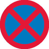 Illustration for the theory test question: What does this sign mean?