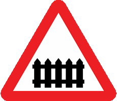 Illustration for the theory test question: What does this sign mean?
