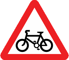 Illustration for the theory test question: What does this sign mean?