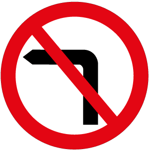 Illustration for the theory test question: What is meant by this sign?