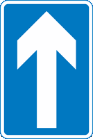 Illustration for the theory test question: You have just passed this sign. What should you be aware of?