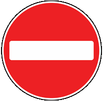 Illustration for the theory test question: What is meant by this sign?